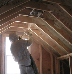 Omaha NE attic spray foam insulation